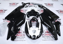 Ducati 999s Fairings (2005-2006) Black Gloss, White from KingsMotorcycleFairings.com