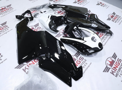 Ducati 999s Fairings (2005-2006) Black, White at KingsMotorcycleFairings.com