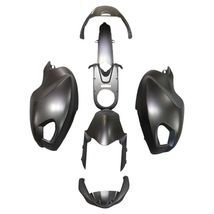 Ducati Monster 696, 796, 1100 Fairings (2008-2016) All Matte Black at KingsMotorcycleFairings.com