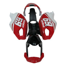Ducati Monster 696, 796, 1100 Fairings (2008-2016) Red, White 69 at KingsMotorcycleFairings.com