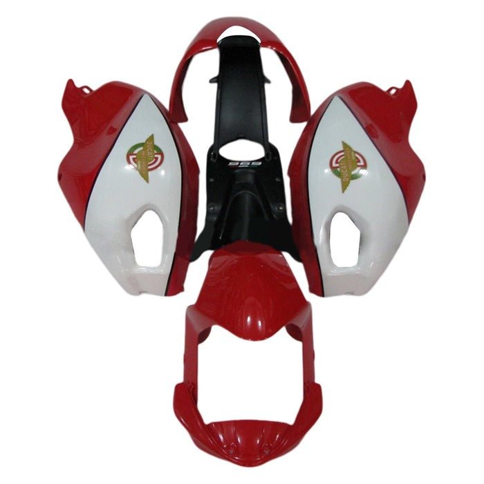Ducati Monster 696, 796, 1100 Fairings (2008-2016) Red, White at KingsMotorcycleFairings.com