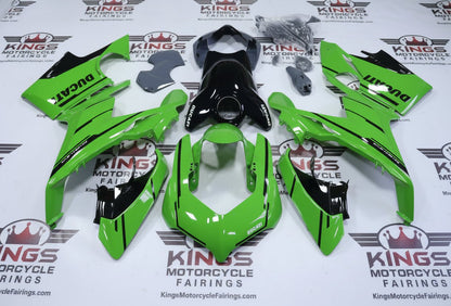Ducati Panigale V4 Fairings (2018-2019) Green, Black, Gray at KingsMotorcycleFairings.com