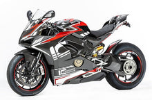 Ducati Panigale V4 Fairing Kit (2018-2019) Matte Black, White, Red at KingsMotorcycleFairings.com