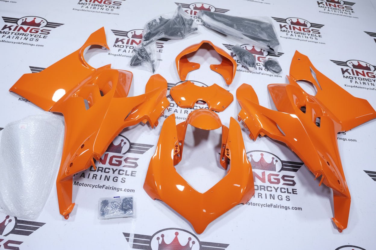 Ducati Panigale V4 Fairings (2018-2019) Orange at KingsMotorcycleFairings.com