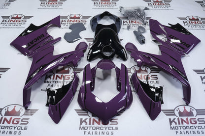 Ducati Panigale V4 Fairings (2018-2019) Purple, Black, Gray at KingsMotorcycleFairings.com