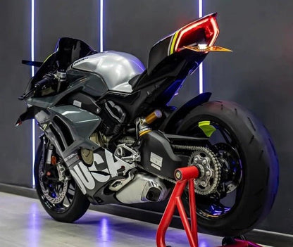 Ducati Panigale V4 Fairings (2020-2021) Gray, Black, Silver, White, Yellow from KingsMotorcycleFairings.com