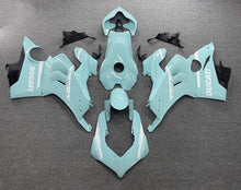 Ducati Panigale V4 Fairings (2020-2021) Light Blue, White at KingsMotorcycleFairings.com