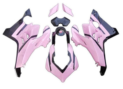 Ducati Panigale V4 Fairing set (2020-2021) Pink, Black at KingsMotorcycleFairings.com
