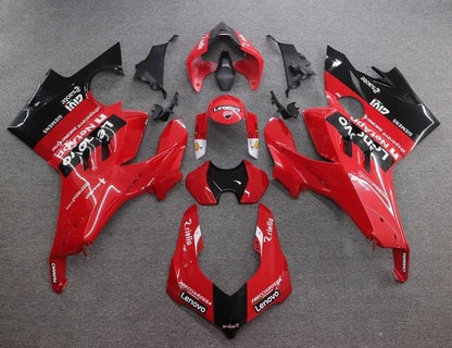 Ducati Panigale V4 Fairing set (2020-2021) Red, Black, Lenovo at KingsMotorcycleFairings.com