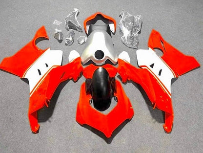 Ducati Panigale V4 Fairings (2020-2021) Red, White, Silver at KingsMotorcycleFairings.com