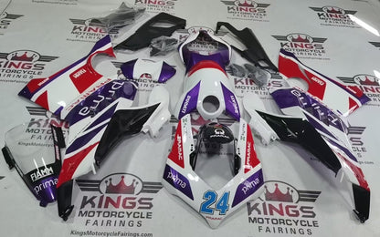 Ducati Panigale V4 Fairings (2020-2021) White, Red, Purple Pramac from KingsMotorcycleFairings.com