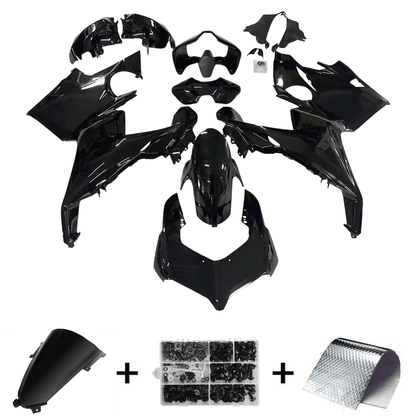Ducati Panigale V4S Fairing Set (2018-2019) Black at KingsMotorcycleFairings.com