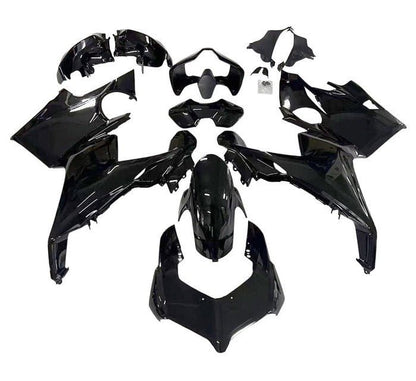 Ducati Panigale V4S Fairing Kit (2018-2019) Black at KingsMotorcycleFairings.com