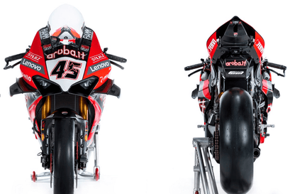 Ducati Panigale V4S Fairing kit (2018-2019) Red, Black, White Aruba at KingsMotorcycleFairings.com