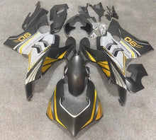 Ducati Panigale V4S Fairings (2020-2021) Matte Black, Gold, White at KingsMotorcycleFairings.com