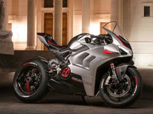 Ducati Panigale V4S Fairings (2020-2021) Matte Silver, Black, Red at KingsMotorcycleFairings.com
