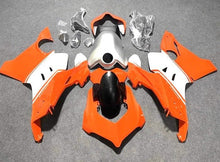 Ducati Panigale V4S Fairings (2020-2021) Orange, White, Silver from KingsMotorcycleFairings.com