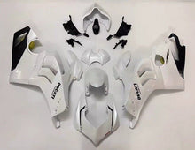 Ducati Panigale V4S Fairings (2020-2021) Pearl White, Black from KingsMotorcycleFairings.com
