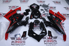 Ducati Panigale V4S Fairings (2022-2024) Black, Red Gloss at KingsMotorcycleFairings.com