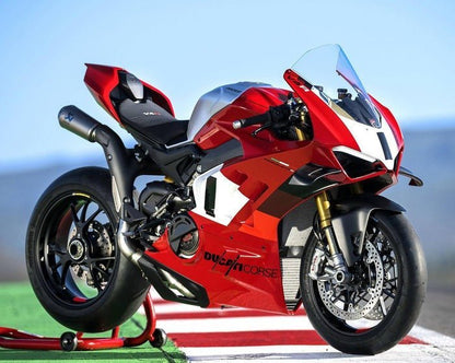 Ducati Panigale V4S Fairings (2022-2024) Red, White, Black, Silver at KingsMotorcycleFairings.com