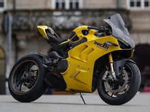 Ducati Panigale V4S Fairings (2022-2024) Yellow, Black from KingsMotorcycleFairings.com