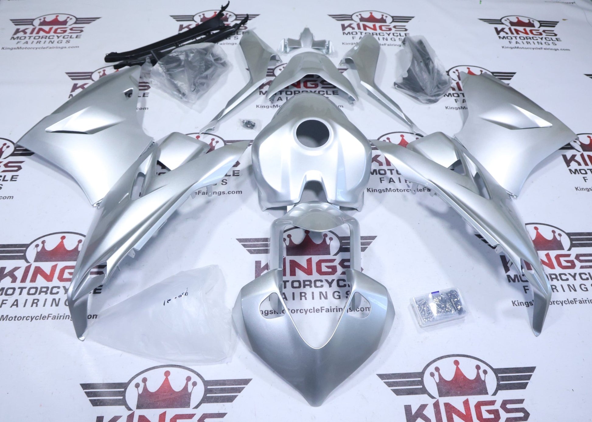 Ducati SuperSport 950S Fairings (2021-2024) Silver at KingsMotorcycleFairings.com