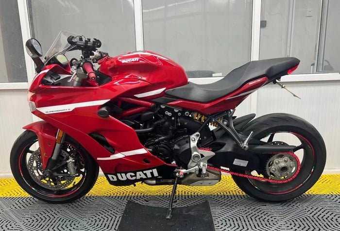 Ducati Supersport 939 Fairings (2017-2021) Red, White Stripe at KingsMotorcycleFairings.com