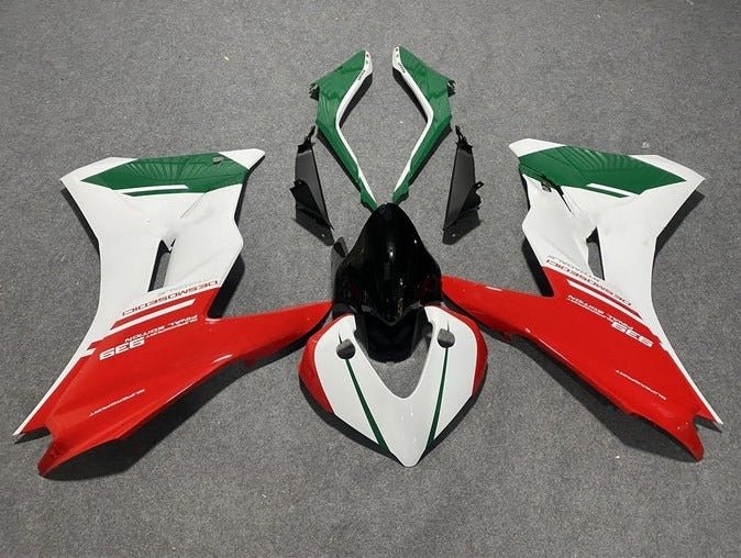 Ducati Supersport 939 Fairing Kit (2017-2021) Red, White, Green at KingsMotorcycleFairings.com