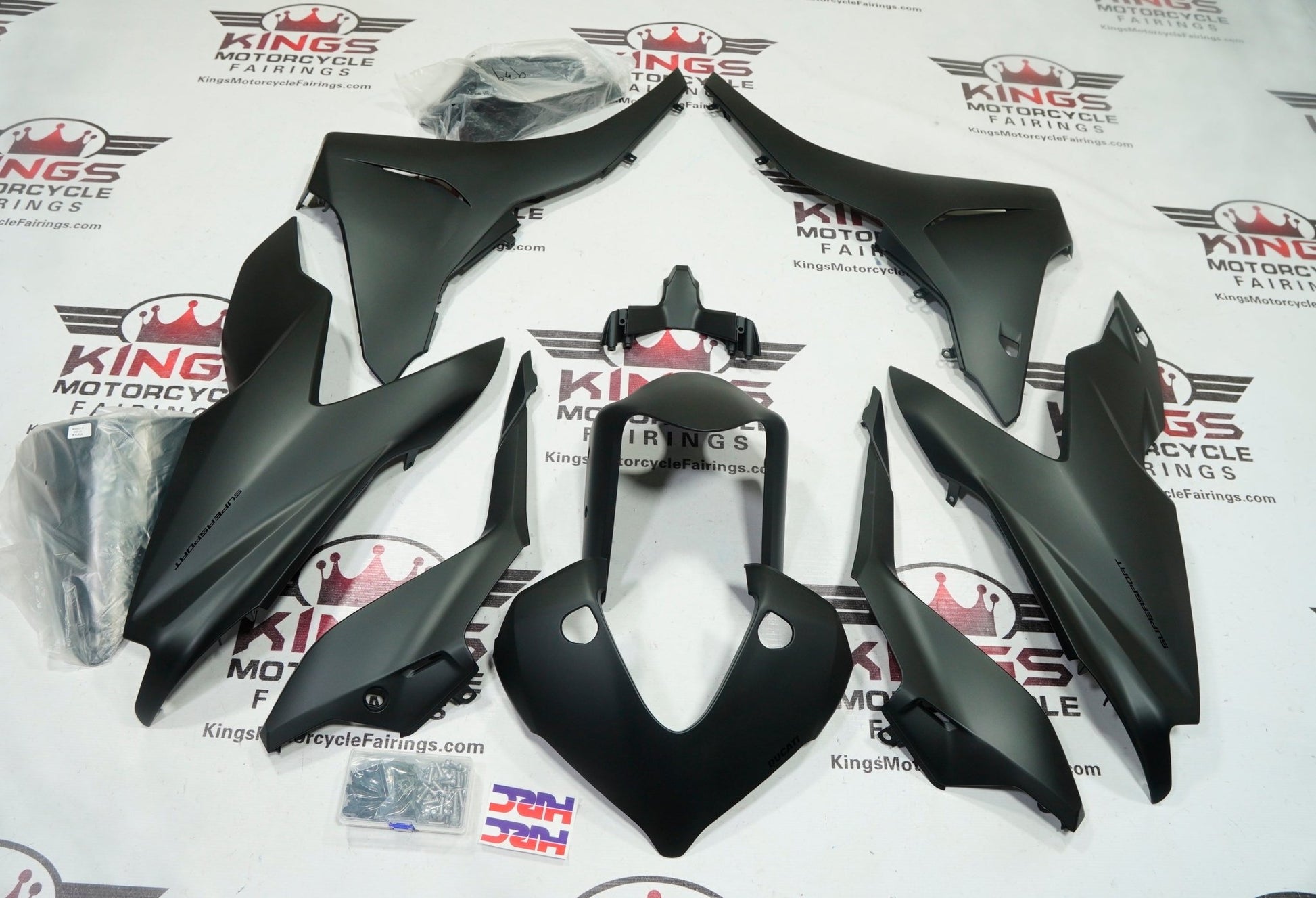 Ducati Supersport 939S Fairing Set (2017-2021) Matte Black at KingsMotorcycleFairings.com