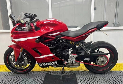 Ducati Supersport 939S Fairings (2017-2021) Red, White Stripe from KingsMotorcycleFairings.com