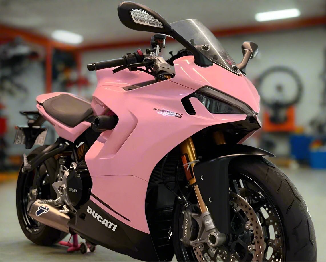 Ducati Supersport 950 Fairings (2021-2024) Pink, Black at KingsMotorcycleFairings.com