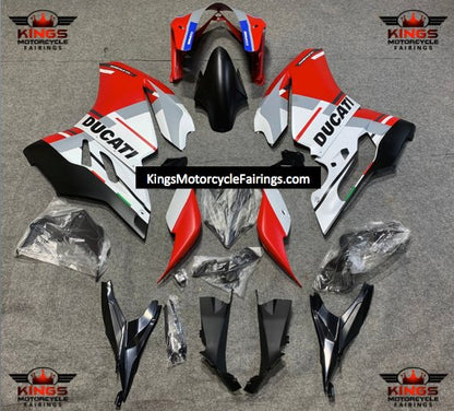 Ducati 1299 Fairings (2015-2020) Matte Red, Gray, White, Blue, Black at KingsMotorcycleFairings.com 