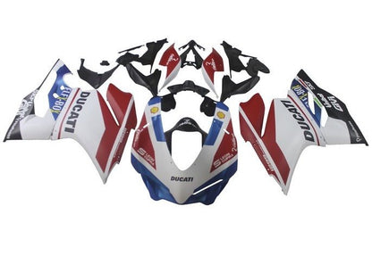 Ducati 1299 Panigale Fairings (2015-2020) Matte White, Red, Blue at KingsMotorcycleFairings.com