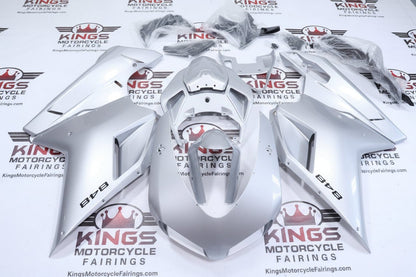 Ducati 848 Fairings (2007-2014) Silver from KingsMotorcycleFairings.com