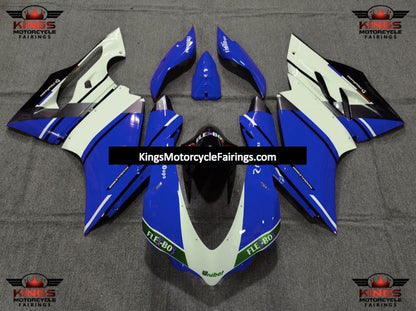 Ducati 959 Fairings (2015-2020) Blue, White, Black at KingsMotorcycleFairings.com 