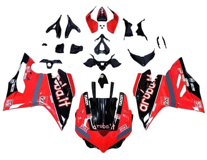 Ducati 959 Panigale Fairings (2015-2020) Red, Black, White Aruba at KingsMotorcycleFairings.com