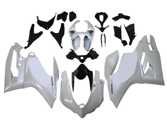 Ducati 959 Panigale Fairings (2015-2020) White at KingsMotorcycleFairings.com