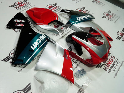 Ducati 998 (2002-2003) Silver, Red, Green, Black, White Fairings at KingsMotorcycleFairings.com