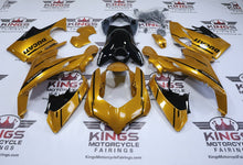 Ducati Panigale V4S Fairings (2018-2019) Gold, Black, Gray from KingsMotorcycleFairings.com