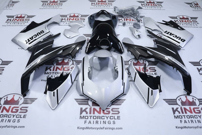 Ducati Panigale V4S Fairings (2018-2019) Silver, Dark Gray, Black, Nardo Gray from KingsMotorcycleFairings.com