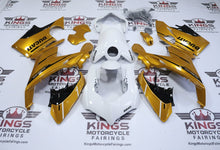 Ducati Panigale V4S Fairings (2018-2019) White, Gold, Black from KingsMotorcycleFairings.com