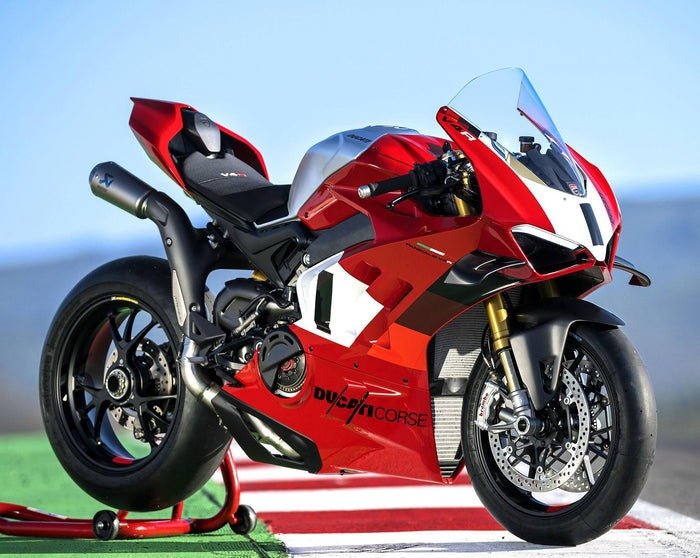 Ducati Panigale V4 Fairings (2022-2024) Red, Silver, White, Black at KingsMotorcycleFairings.com