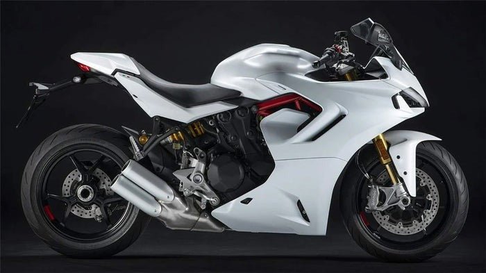 Ducati Supersport 950S Fairings (2021-2024) All White at KingsMotorcycleFairings.com