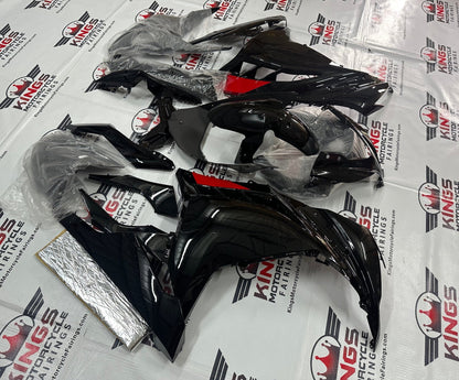 Kawasaki Ninja 300 Fairings (2013-2024) Black, Red at KingsMotorcycleFairings.com