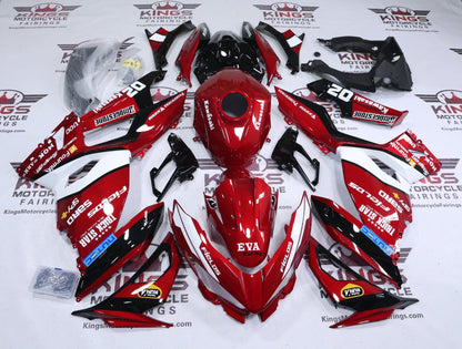 Fairings for Kawasaki Ninja 400 (2018-2023) Candy Red Eva at KingsMotorcycleFairings.com