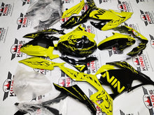 Fairings for Kawasaki Ninja 400 (2018-2023) Custom Neon Yellow, Black Split from KingsMotorcycleFairings.com