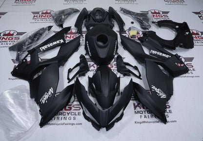Fairings for Kawasaki Ninja 400 (2018-2023) Matte Black from KingsMotorcyceFairings.com