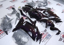 Fairings for Kawasaki Ninja 650 (2020-2025) Dark Purple, Orange Chameleon at KingsMotorcycleFairings.com