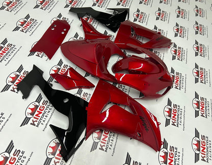 Fairings for Kawasaki ZX10R (2006-2007) Red, Black at KingsMotorcycleFairings.com