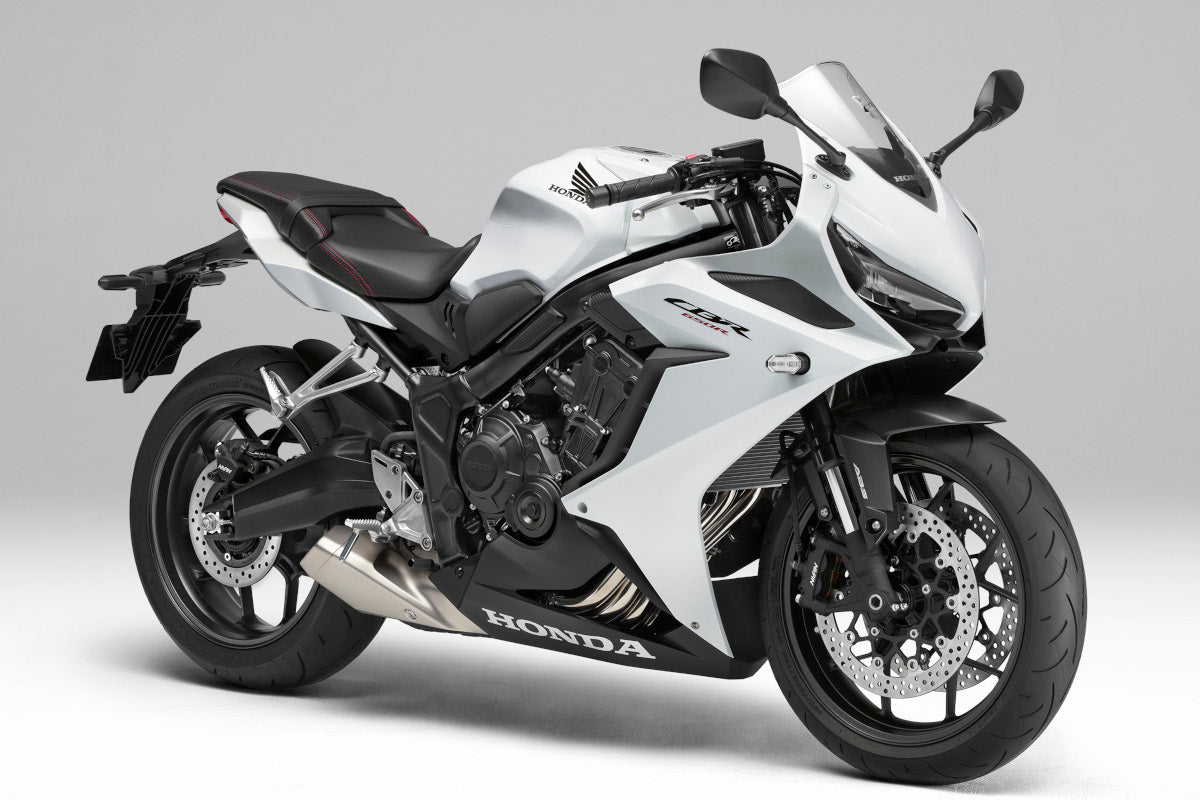 Honda CBR 650R Fairings (2024-2025) White Pearl by KingsMotorcycleFairings.com